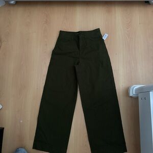 Old Navy Olive Wide-Leg Pants